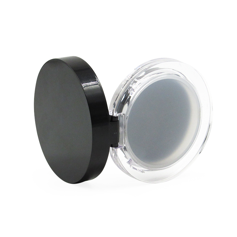 Plastic rotating cover round shape makeup concealer foundation compact case custom own brand