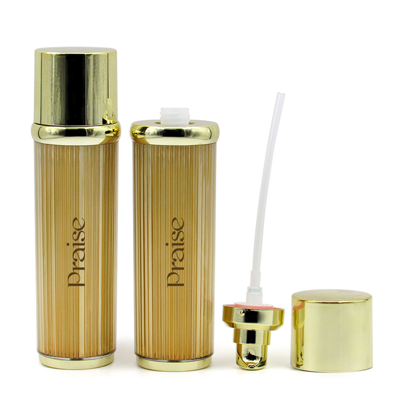 Luxury packaging skincare set bottle, acrylic essence lotion bottle cream jar,impenetrable press type container