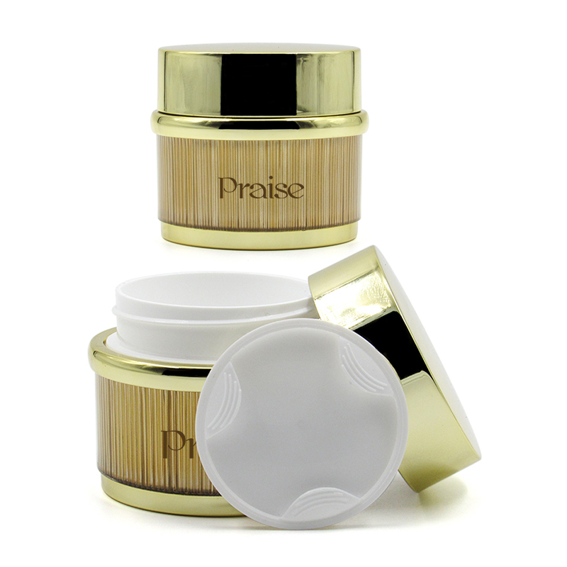 Luxury packaging skincare set bottle, acrylic essence lotion bottle cream jar,impenetrable press type container