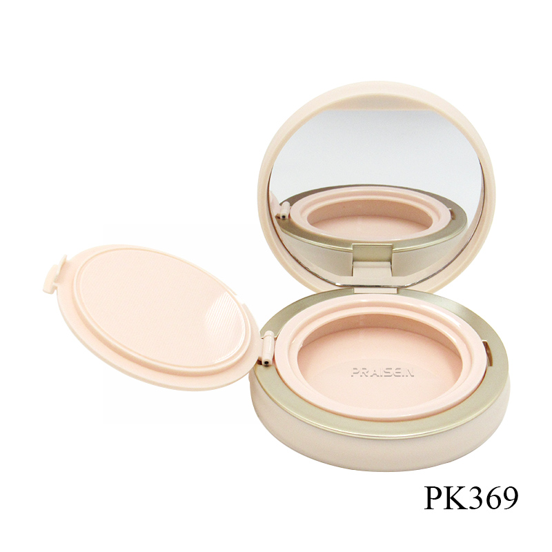 OEM ODM Round magnetic air cushion box cosmetic BB CC cream foundation liquid container plastic case