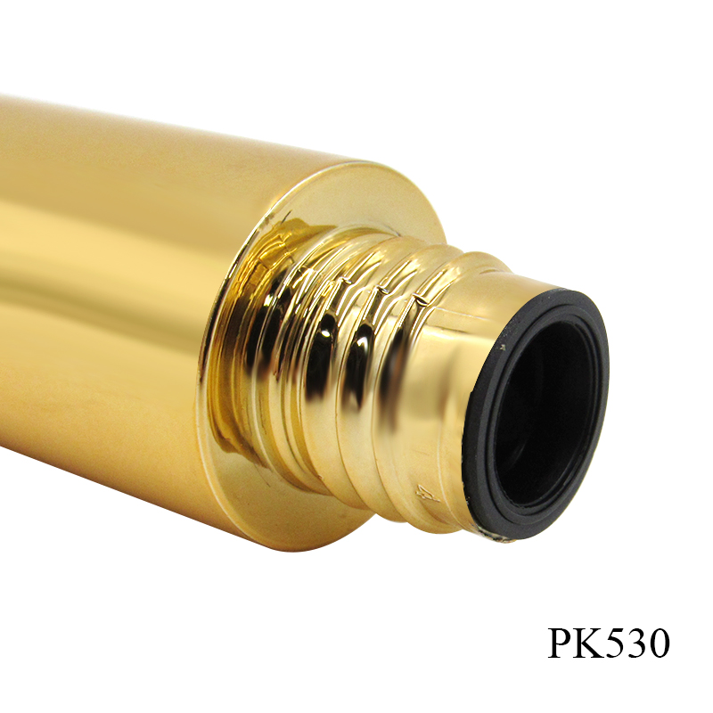 Factory custom private brand plastic mascara packaging tube with wand 17.33ml empty gold mascara tubes