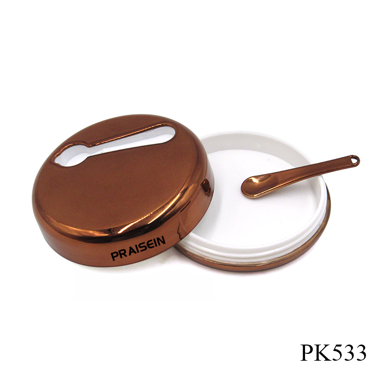 Plastic foundation cream concealer jar cosmetic container with spoon stick