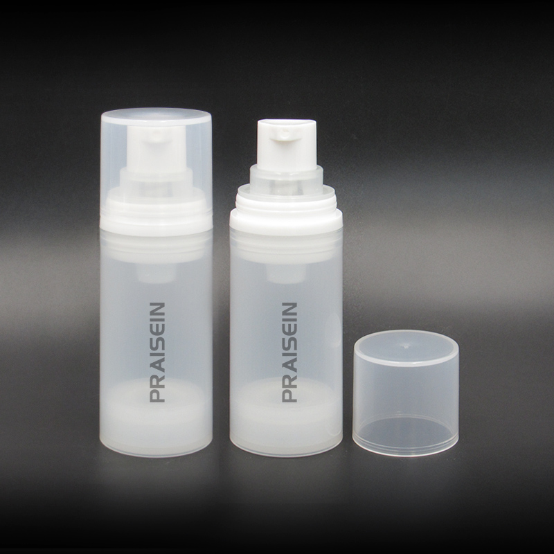 Eco friendly 15ml 20ml 30ml refillable plastic PP essence bottle airless lotion pump bottle skin care packaging