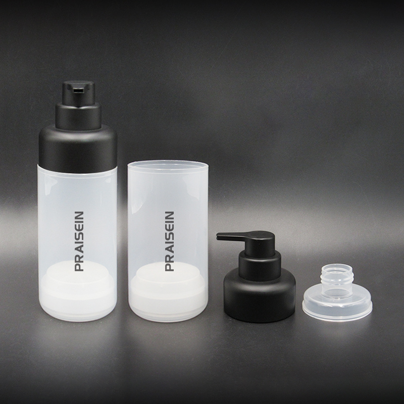 50ml 100ml 150ml 200ml Airless pump bottle empty refillable lotion plastic bottle for skin care