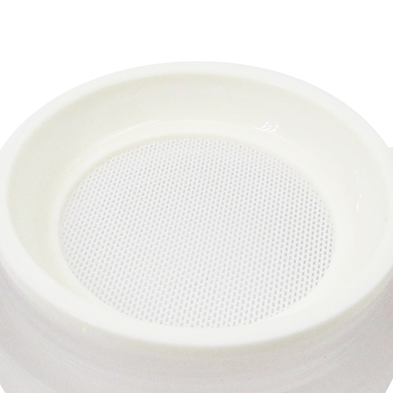 High-end production plastic powder container cosmetic packaging round frosted loose powder case, support custom processing