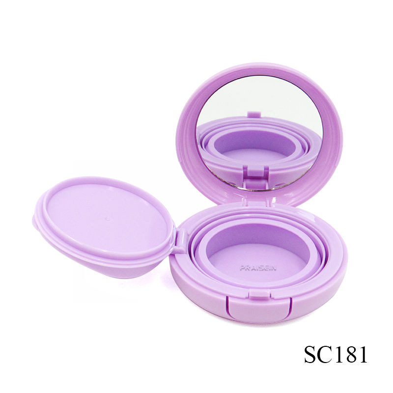 Cosmetic packaging wholesale air cushion BB cream container plastic cosmetic foundation compact case air cushion case