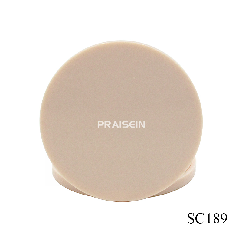 Inside diameter 59mm round powder container face make up powder compact container private label