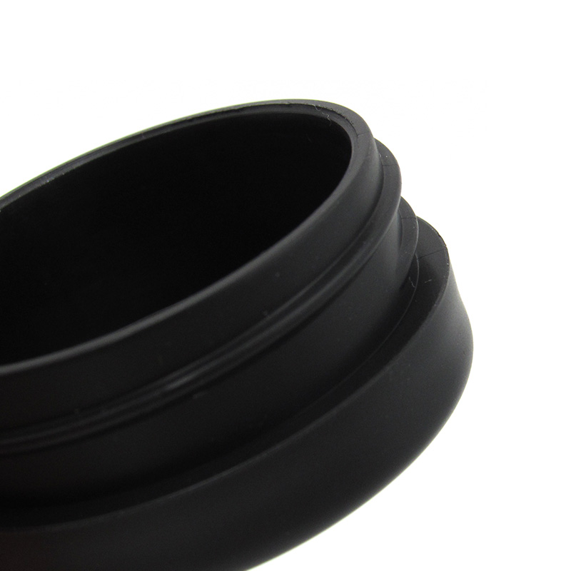 Small round black plastic jar with cover, for cream/cosmetics/samples/ointments and other beauty products