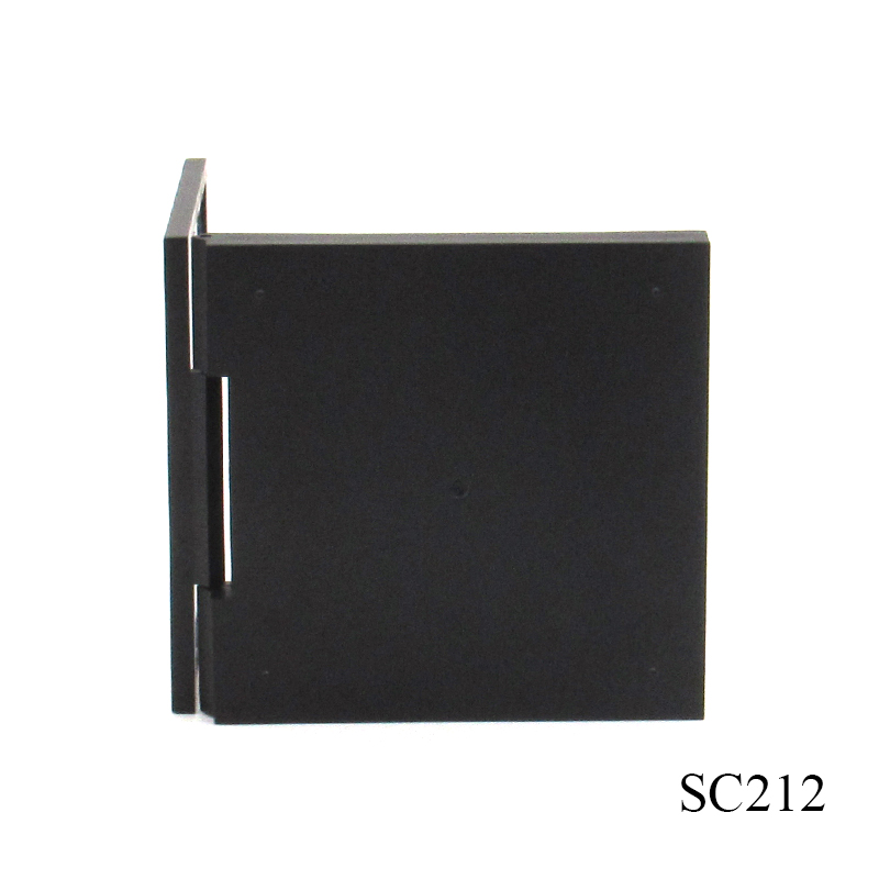 Black plastic eye shadow palette sold empty square 4 color magnetic buckle eye shadow case cosmetic packaging manufacturers