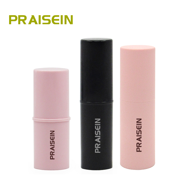 Custom cosmetics container and packaging 6ml/10g round plastic concealer tube foundation stick container low minimum quantity