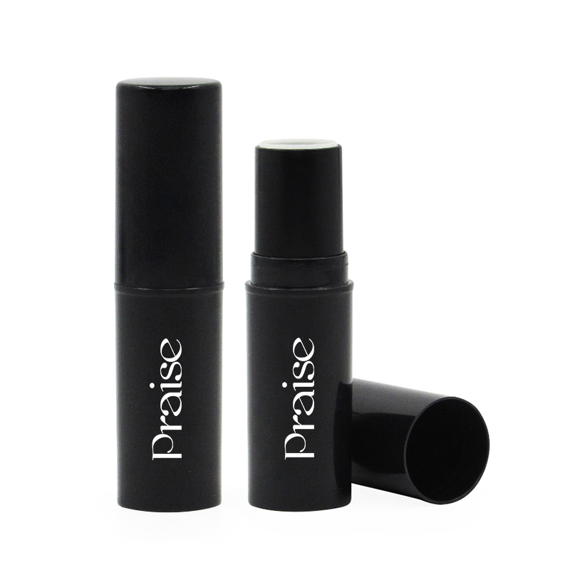 Custom cosmetics container and packaging 6ml/10g round plastic concealer tube foundation stick container low minimum quantity