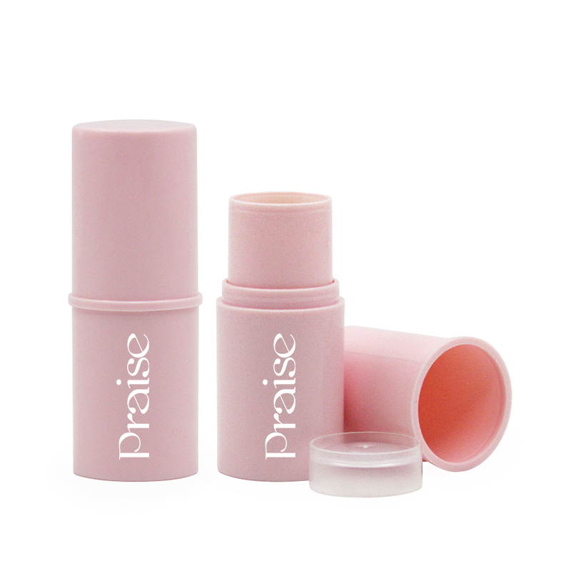 Custom cosmetics container and packaging 6ml/10g round plastic concealer tube foundation stick container low minimum quantity