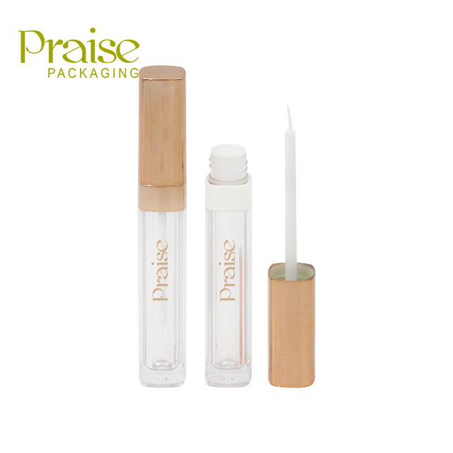 High-end production of 7ml empty cosmetics square plastic tube container packaging, for eyelash growth liquid, eyelash serum