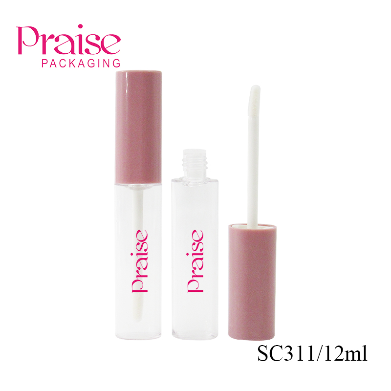 Chinese specializes in producing 12ml empty lip gloss tube containers, custom refillable lip gloss bottles for DIY cosmetics