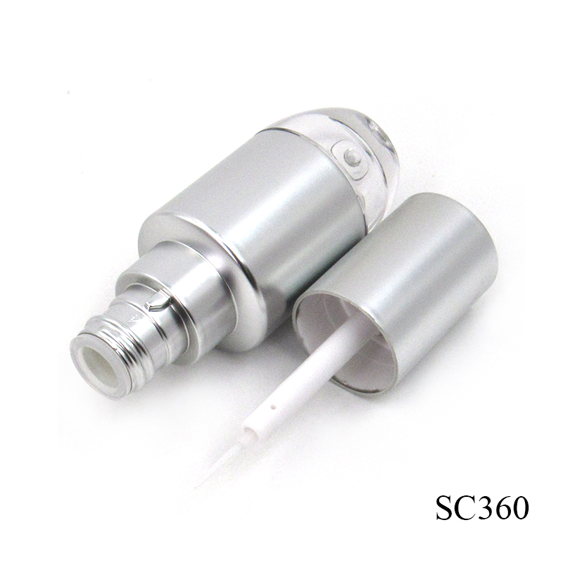 Silver plastic cosmetic eyelash growth serum container custom logo, 5ml round empty lipgloss tube support sampling