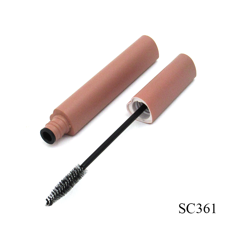 10ml reusable heart-shape empty mascara tube, plastic cosmetic mascara container with brush cosmetic packaging