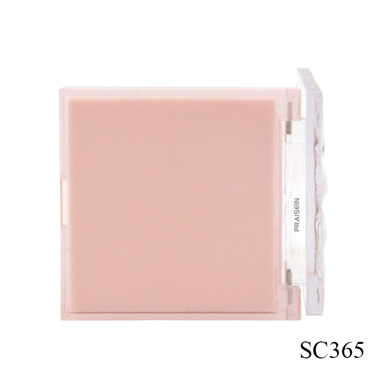 Wholesale empty makeup eye shadow palette container plastic packaging square 4 color eyeshadow case