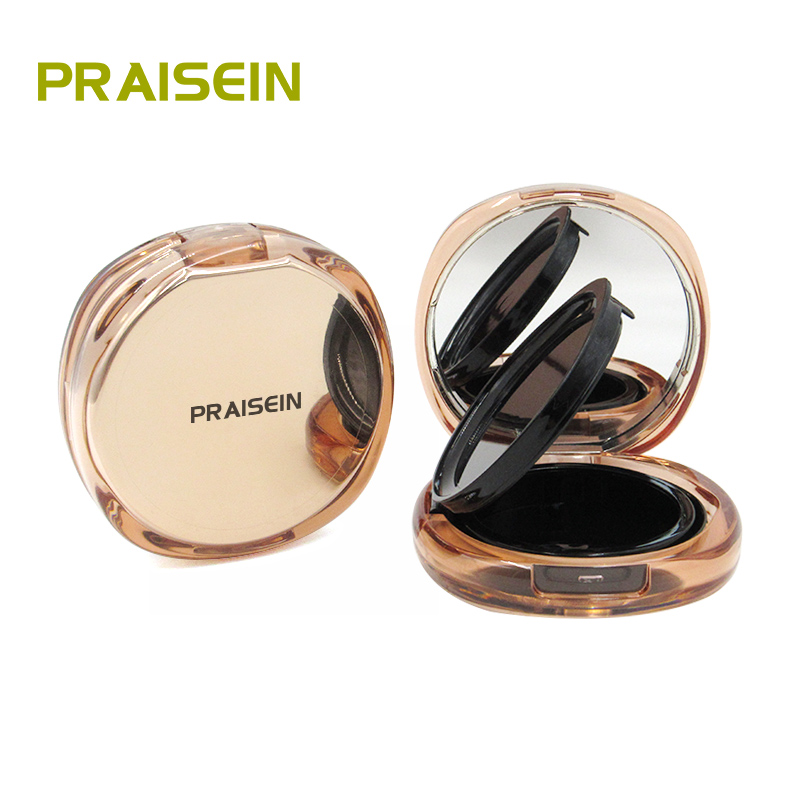 Empty square air cushion foundation case packaging air cushion BB cream case with mirror