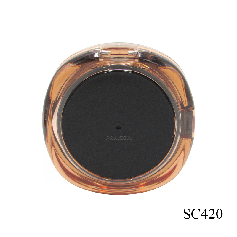 Empty square air cushion foundation case packaging air cushion BB cream case with mirror