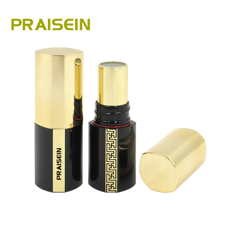 Custom printed lipstick tubes cosmetic packaging airless plastic empty lipstick tube container