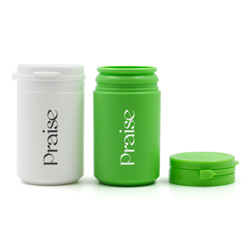 Capacity is 100ml/150ml/250ml round powder jar with tearing lid, HDPE plastic empty cosmetic cream container custom color