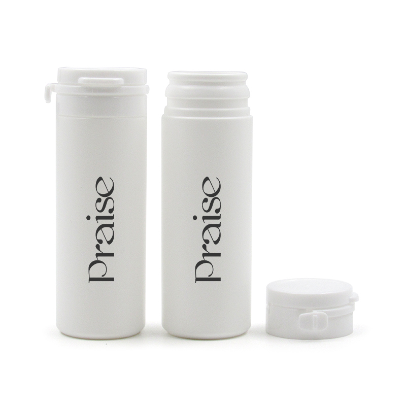 Capacity is 100ml/150ml/250ml round powder jar with tearing lid, HDPE plastic empty cosmetic cream container custom color