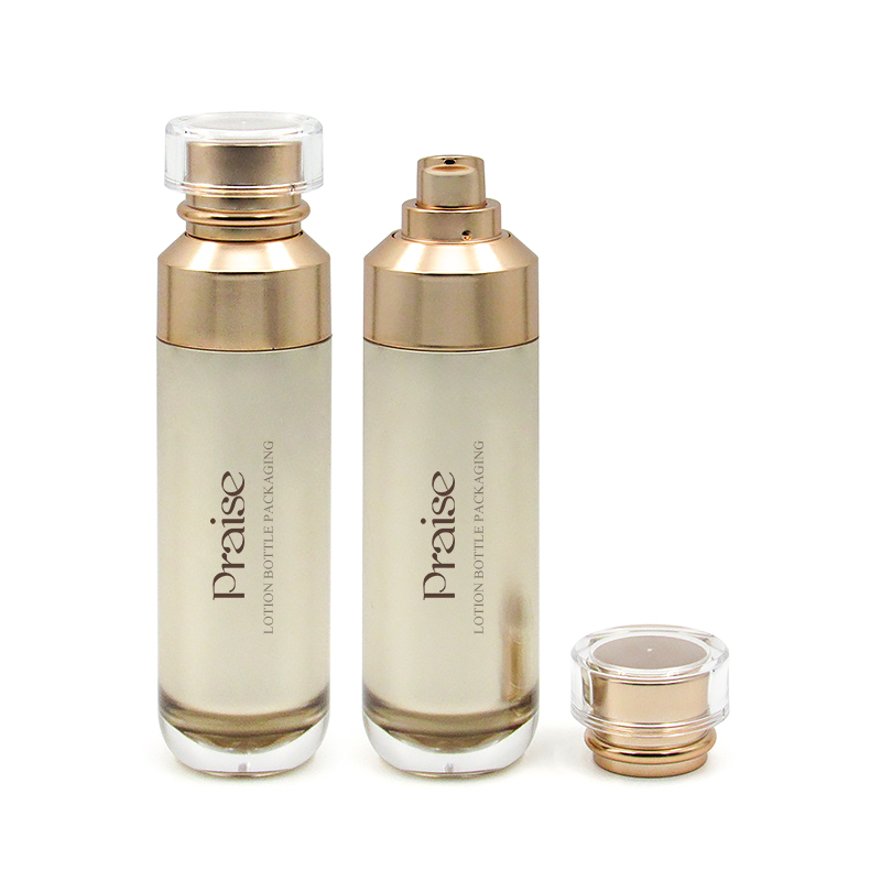 Skin Care Luxury Essence Lotion Set Packaging, 20ml-120ml Acrylic Empty Lotion Bottle, Plastic Cosmetic Cream Jar For Face