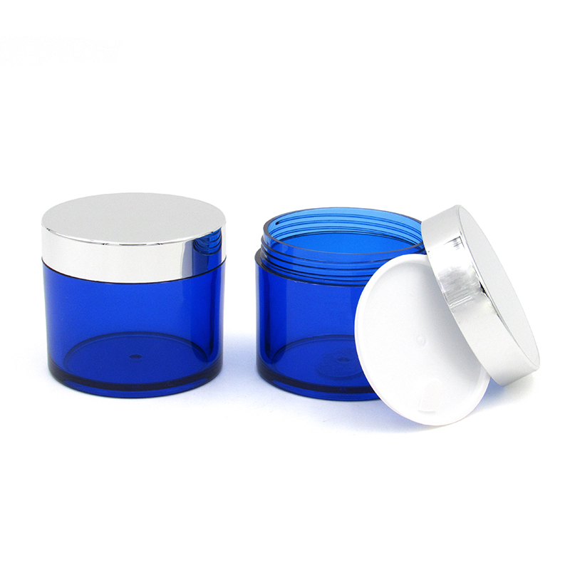 Plastic Jar cream container,100g 130g high quality cosmetic cream empty plastic lotion cream jar cosmetic packaging set