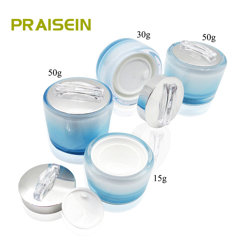 Wholesale from stock, minimum order of 10, Cosmetic acrylic packaging 15g 30g 50g empty cream jar container for face