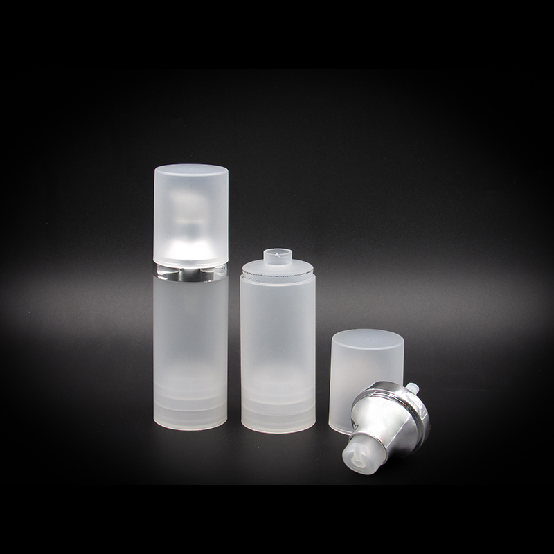 Translucent 10ml 15ml 30ml 60ml Vacuum lotion bottle with pump Cosmetic bottling packaging