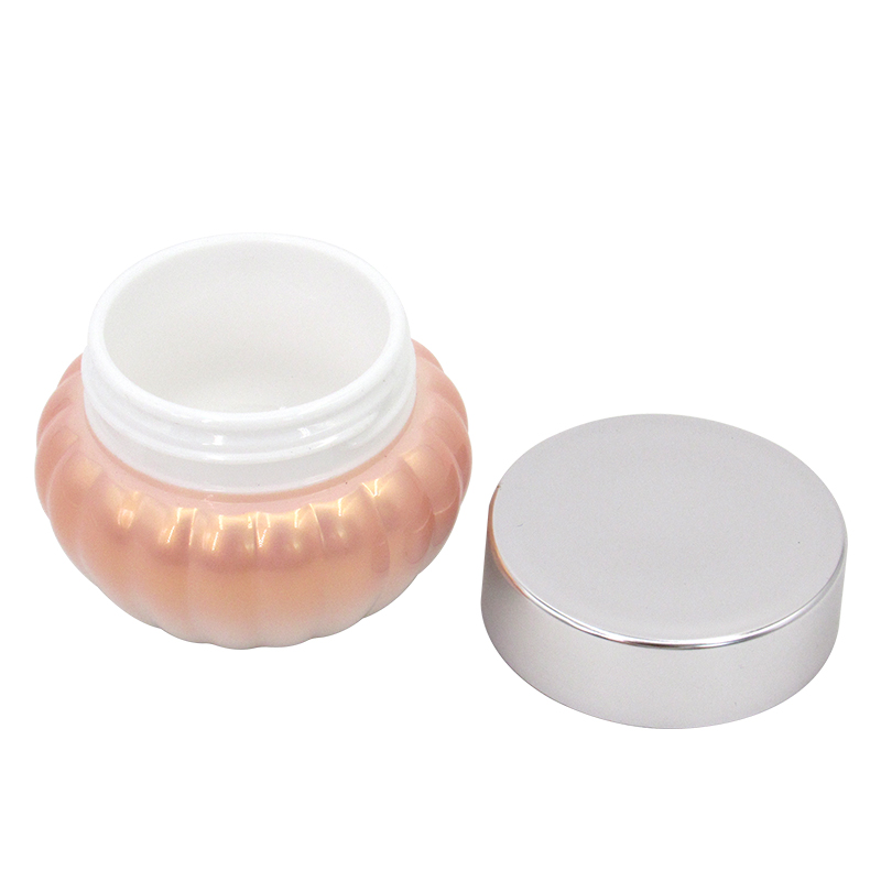 Top-grade empty skin care cream packaging jars, 40g elegant luster plastic face cream containers with screw lid custom logo