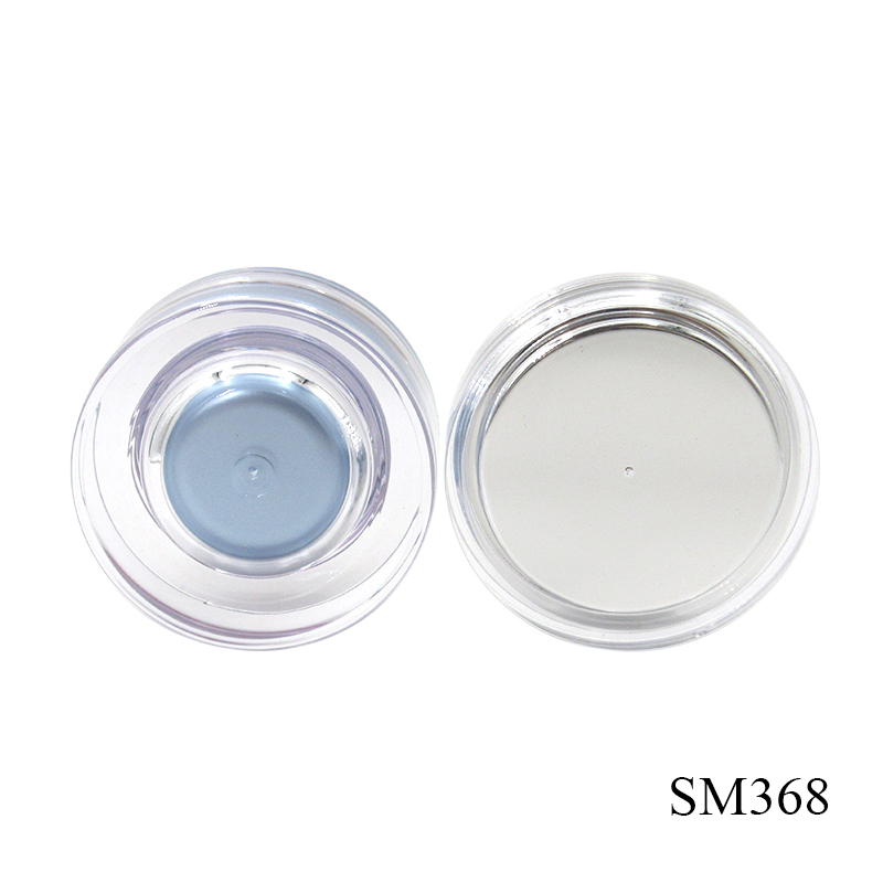 Professional custom round thick wall acrylic cream jar 50g empty plastic skin care packaging container for sale