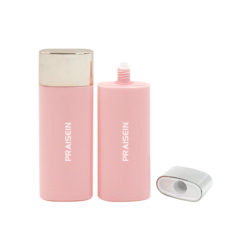 35ml 50ml empty lotion squeeze bottle Wholesale skin care container Pink plastic sunscreen bottle