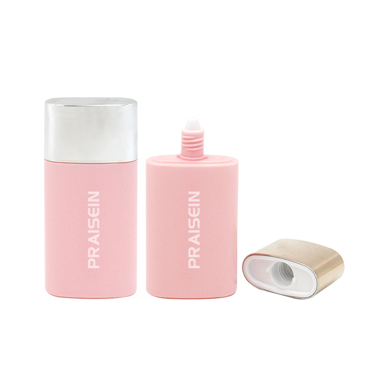 35ml 50ml empty lotion squeeze bottle Wholesale skin care container Pink plastic sunscreen bottle