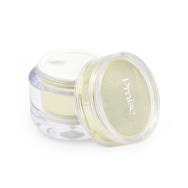 customized good quality 50g round double-wall acrylic empty jar for beauty, face cream, lotion, cosmetics product containers