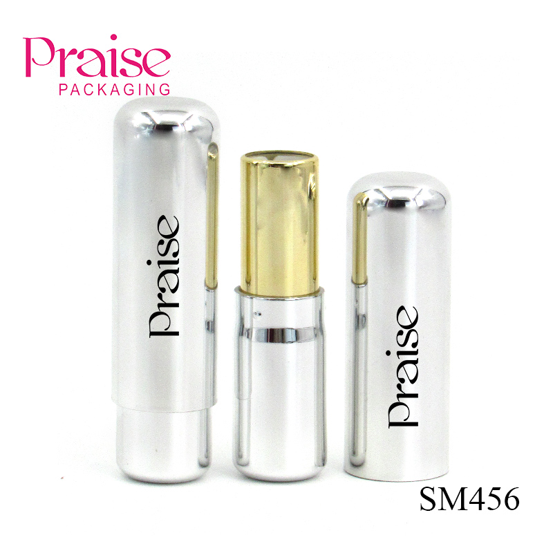 Manufacturers sell plastic lipstick tube packaging, round cosmetics empty lipstick container custom shell, free samples