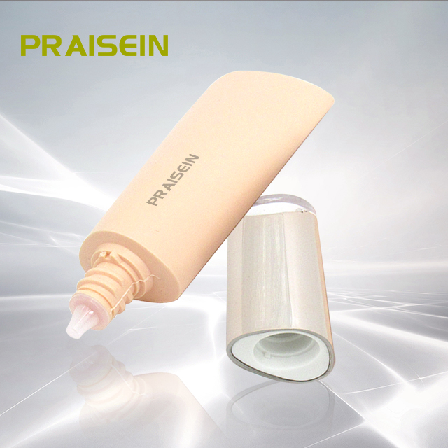 lotion cosmetic bottle packaging plastic soft tube wholesale 30ml-35ml empty triangle foundation bottle, squeeze bottle