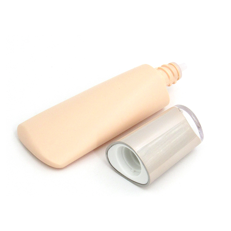 lotion cosmetic bottle packaging plastic soft tube wholesale 30ml-35ml empty triangle foundation bottle, squeeze bottle