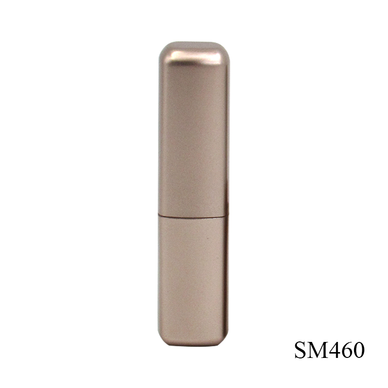 Cosmetic empty lipstick tube free sample square lipstick container plastic packaging custom wholesale