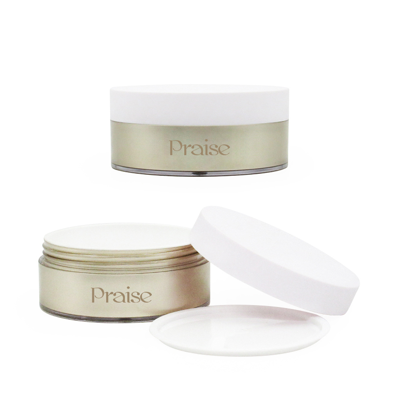 Custom design High capacity skin care 100g/160g/200g double wall plastic cosmetic empty face cream jar container packaging