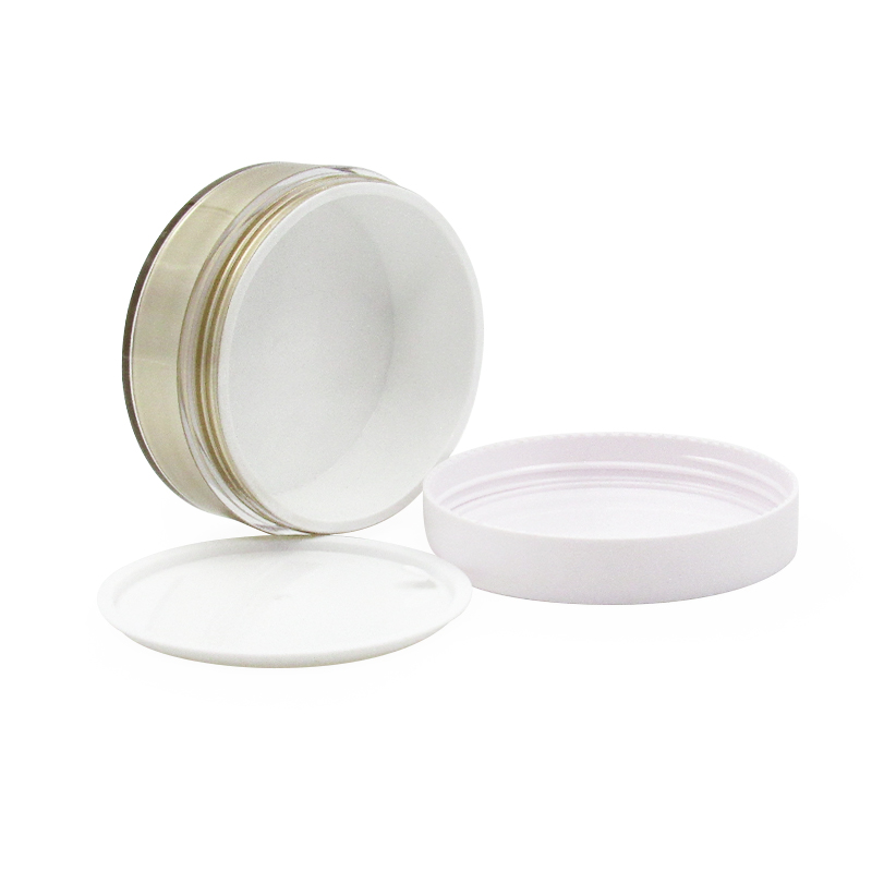 100g Cosmetic mask jars packaging manufacturing wholesale round white plastic wide mouth eye mask empty container