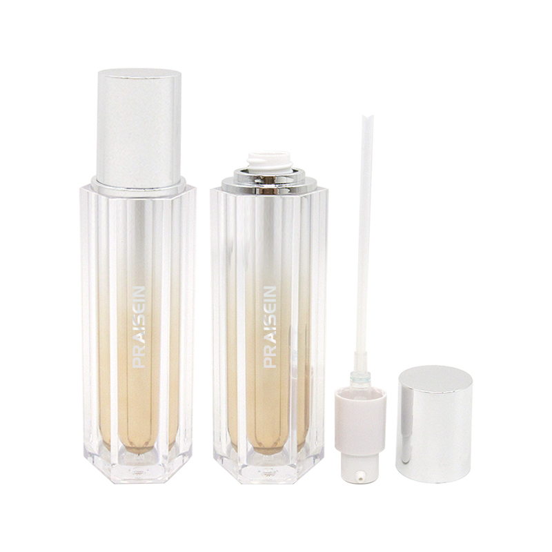 Suppliers wholesale cosmetics set bottles 30ml/50ml/100ml hexagonal plastic lotion packaging bottle, empty acrylic cream jar