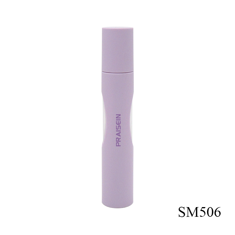 Purple cosmetics sunscreen isolation cream bottle 30ml refillable round lotion bottle empty skin care containers