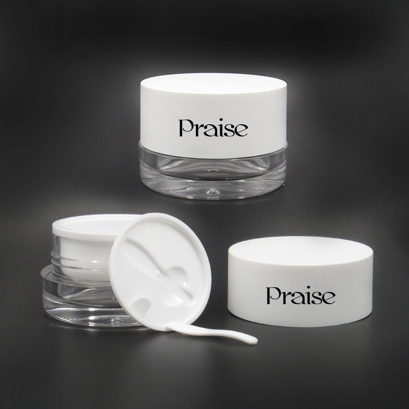 Cosmetic manufacturers wholesale plastic jar packaging, acrylic round cream container capacity can hold 20g-30g