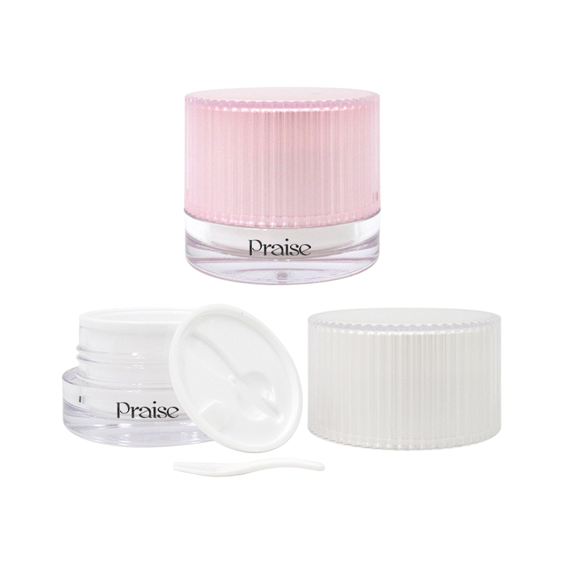 Cosmetic manufacturers wholesale plastic jar packaging, acrylic round cream container capacity can hold 20g-30g