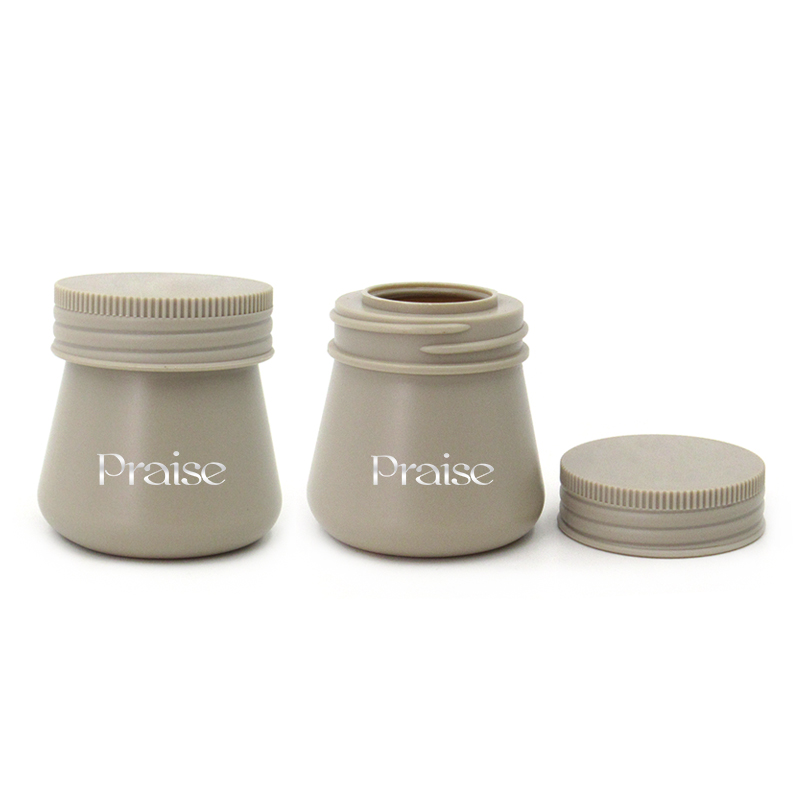 20g/25g-30g Fillable cosmetic cream containers, custom printed HDPE plastic empty jar