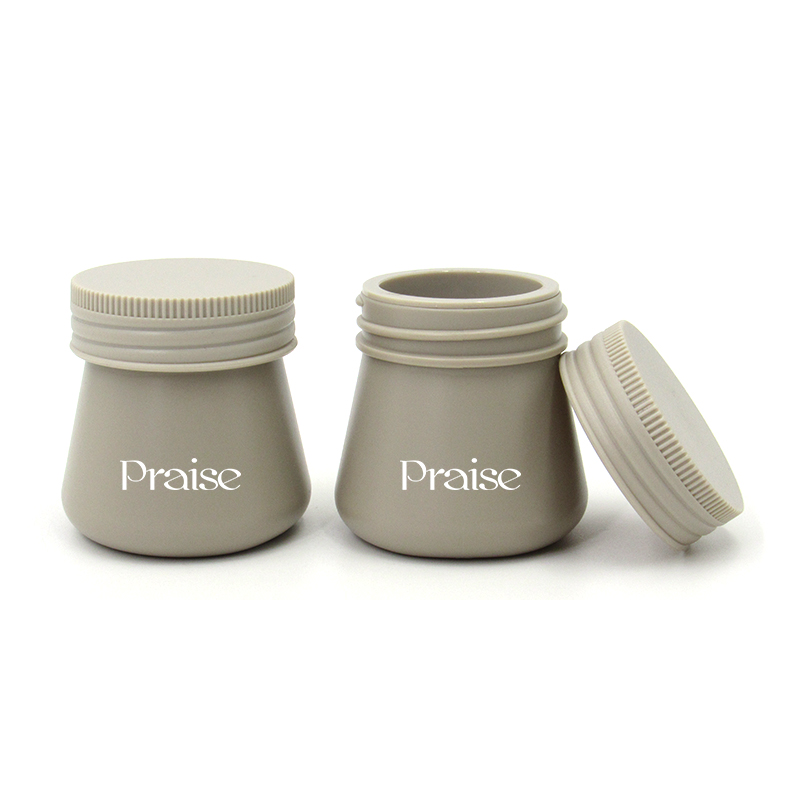 20g/25g-30g Fillable cosmetic cream containers, custom printed HDPE plastic empty jar