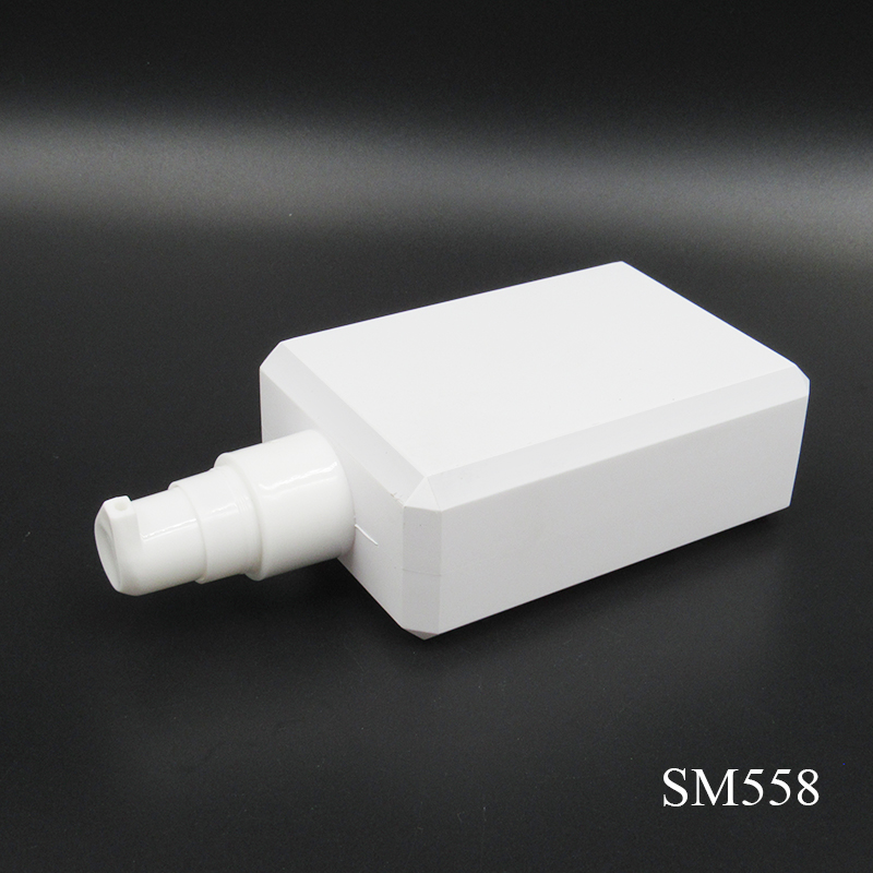 White PETG plastic pet lotion bath bottle 150ml empty square shampoo bottle factory custom packaging