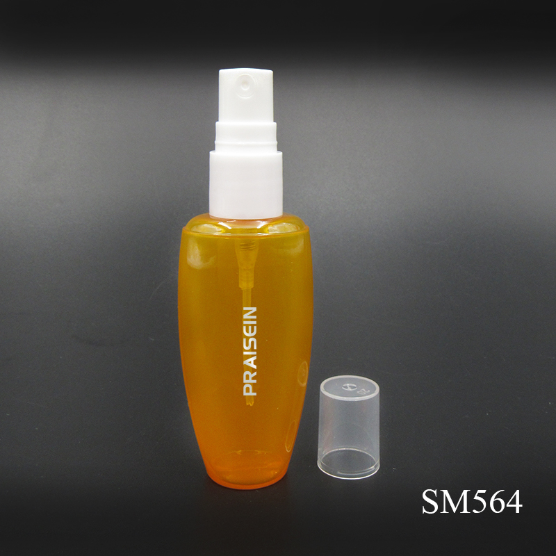 Empty spray plastic bottles cosmetic containers wholesale custom 20ml small portable essential oil spray bottle packaging