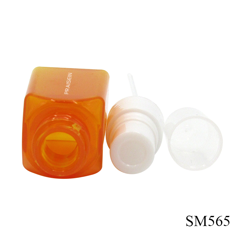 10ml small portable plastic spray bottle manufactured custom square bottom cosmetic perfume container with spray dispenser